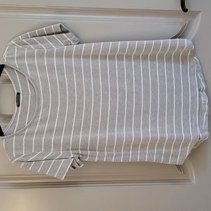 Grey stripe top